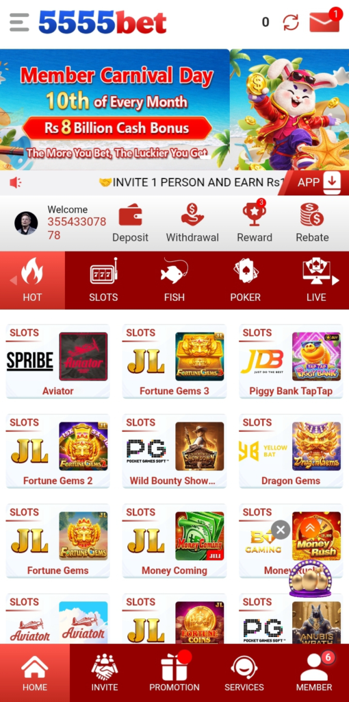 5555bet game